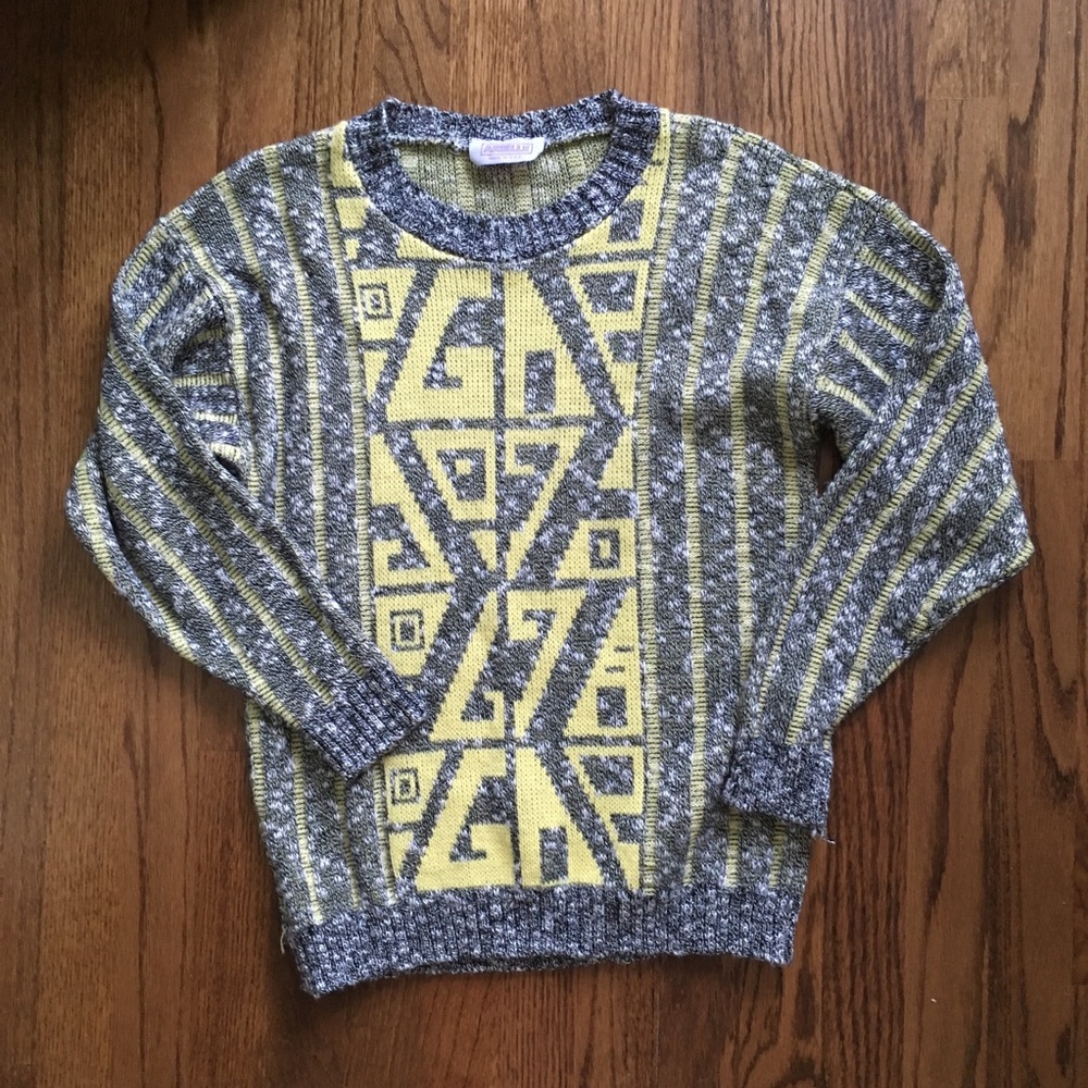 ARIELLE Graphic Knit Sweater M